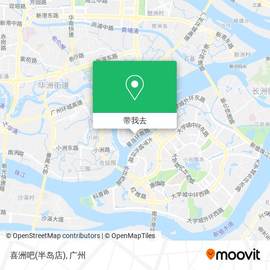 喜洲吧(半岛店)地图