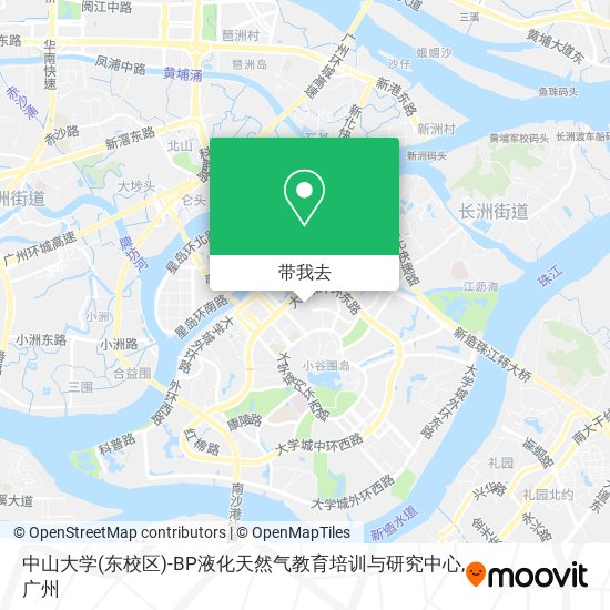 中山大学(东校区)-BP液化天然气教育培训与研究中心地图