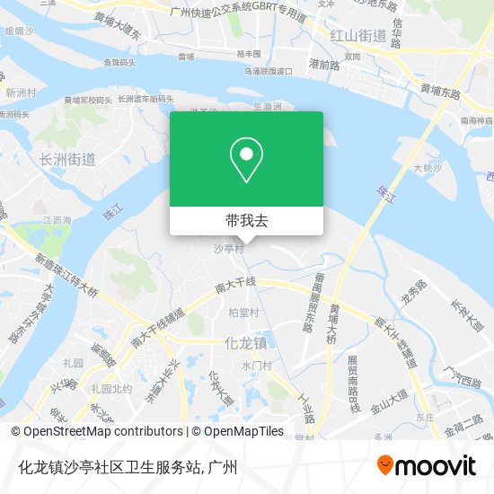 化龙镇沙亭社区卫生服务站地图