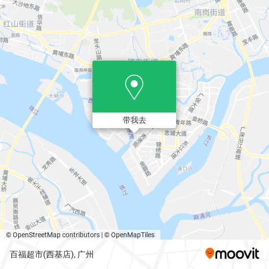 百福超市(西基店)地图