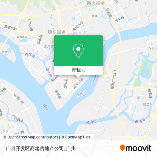 广州开发区商建房地产公司地图