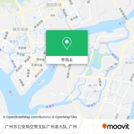 广州市公安局交警支队广州港大队地图