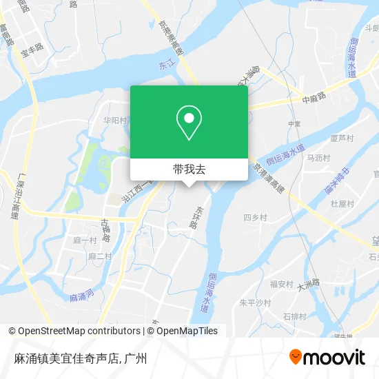 麻涌镇美宜佳奇声店地图