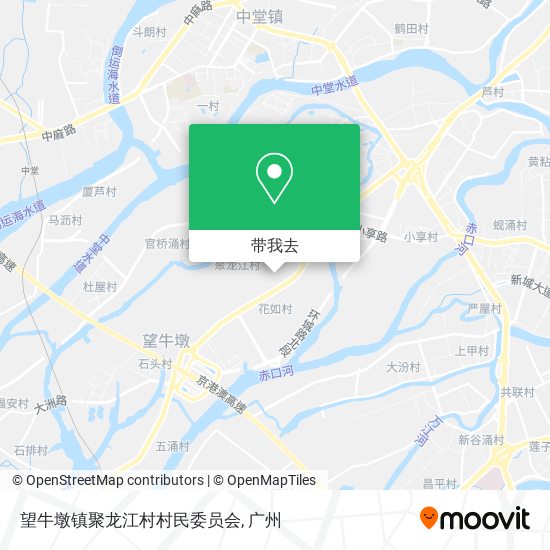 望牛墩镇聚龙江村村民委员会地图