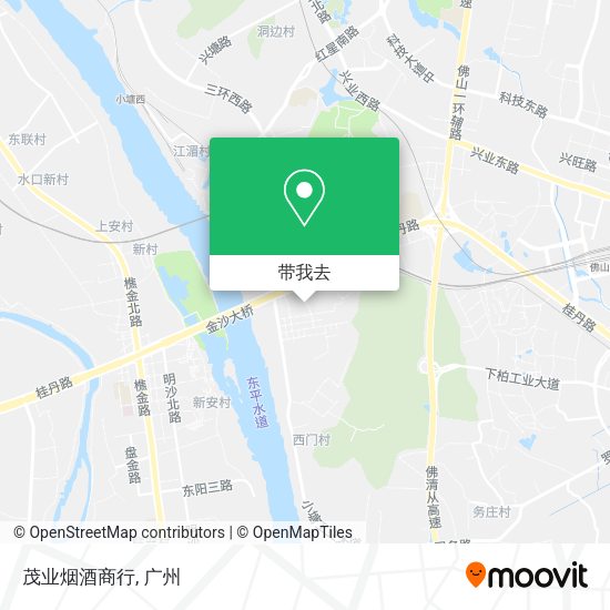 茂业烟酒商行地图