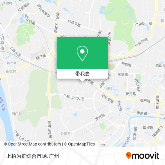 上柏为群综合市场地图