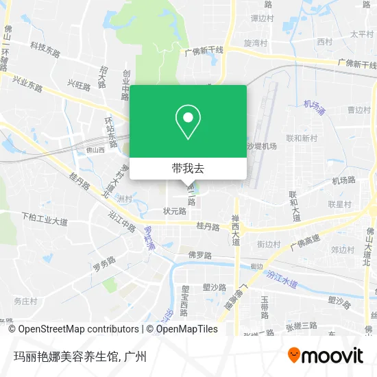玛丽艳娜美容养生馆地图