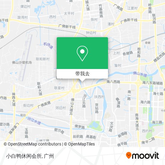 小白鸭休闲会所地图