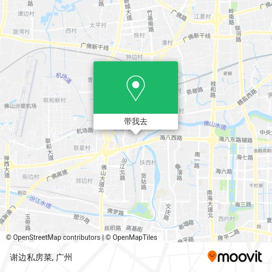 谢边私房菜地图