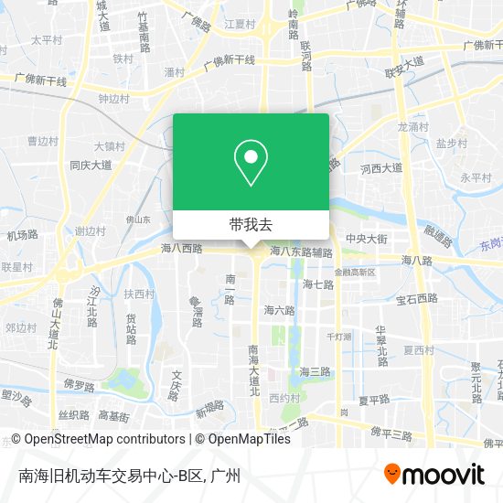 南海旧机动车交易中心-B区地图