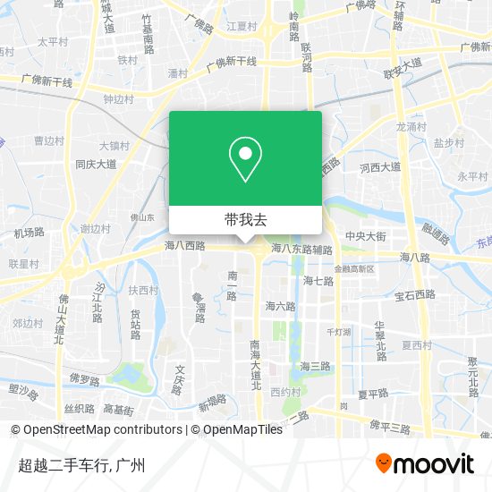 超越二手车行地图
