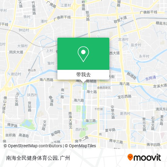 南海全民健身体育公园地图