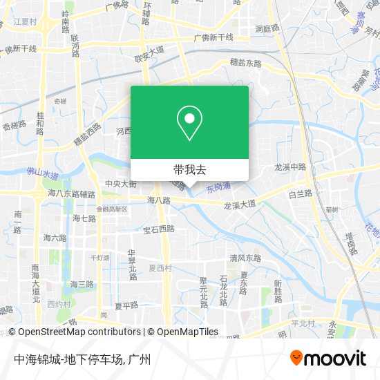 中海锦城-地下停车场地图