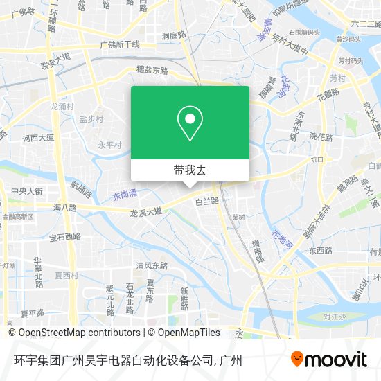 环宇集团广州昊宇电器自动化设备公司地图