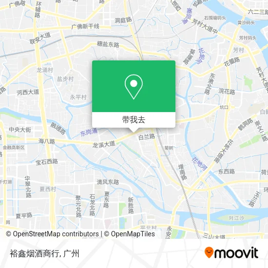 裕鑫烟酒商行地图