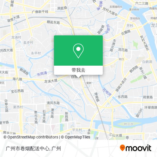 广州市卷烟配送中心地图