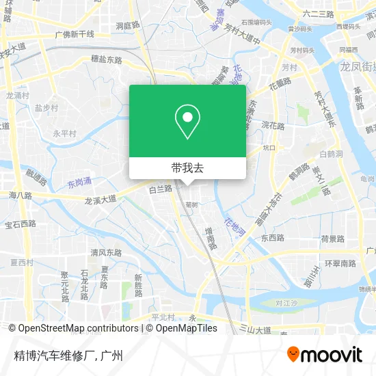 精博汽车维修厂地图