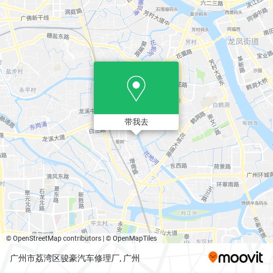 广州市荔湾区骏豪汽车修理厂地图