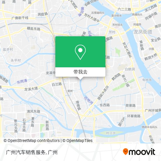 广州汽车销售服务地图