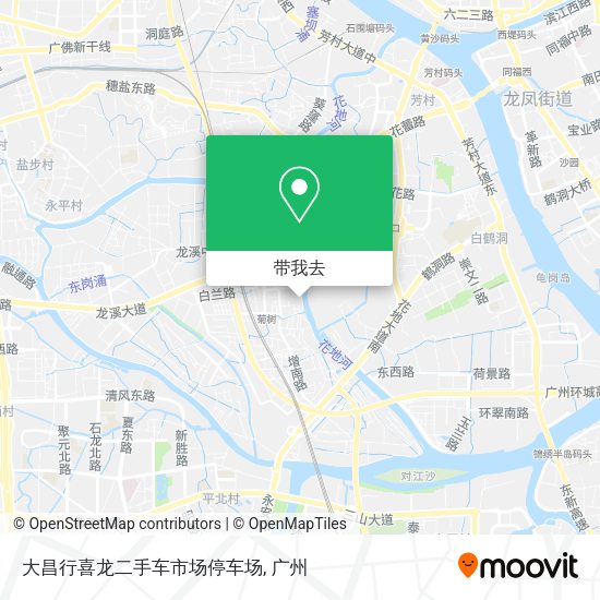 大昌行喜龙二手车市场停车场地图