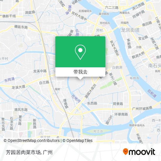 芳园居肉菜市场地图