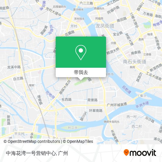 中海花湾一号营销中心地图