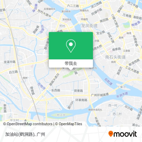 加油站(鹤洞路)地图