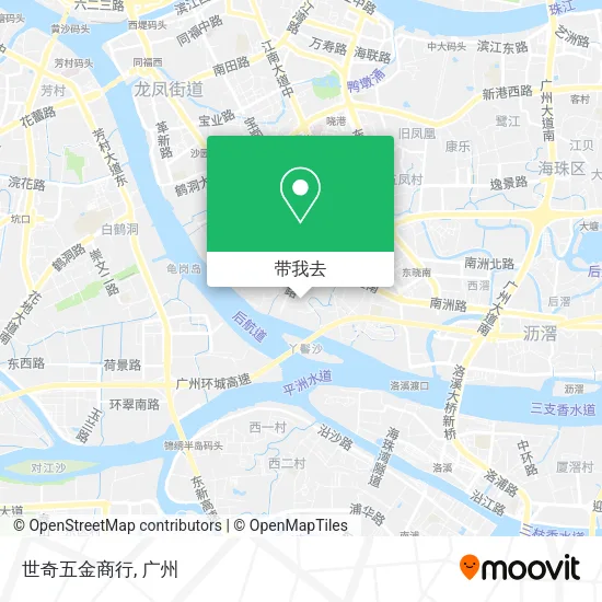世奇五金商行地图