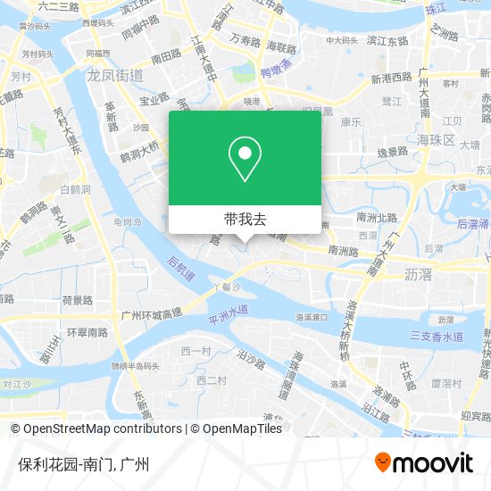 保利花园-南门地图