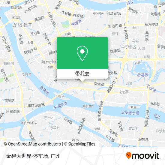 金碧大世界-停车场地图