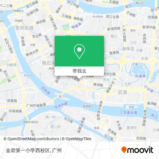 金碧第一小学西校区地图