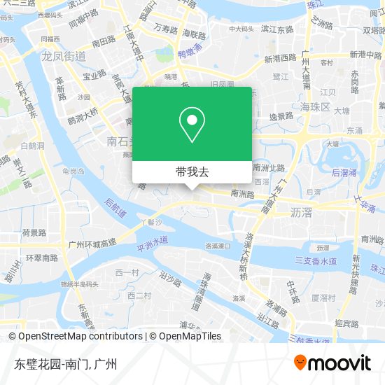 东璧花园-南门地图