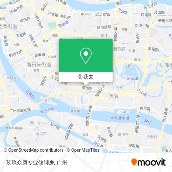 玖玖众康专业修脚房地图