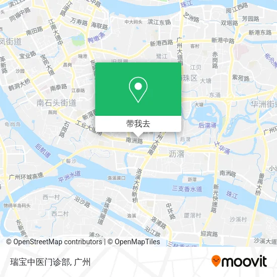 瑞宝中医门诊部地图
