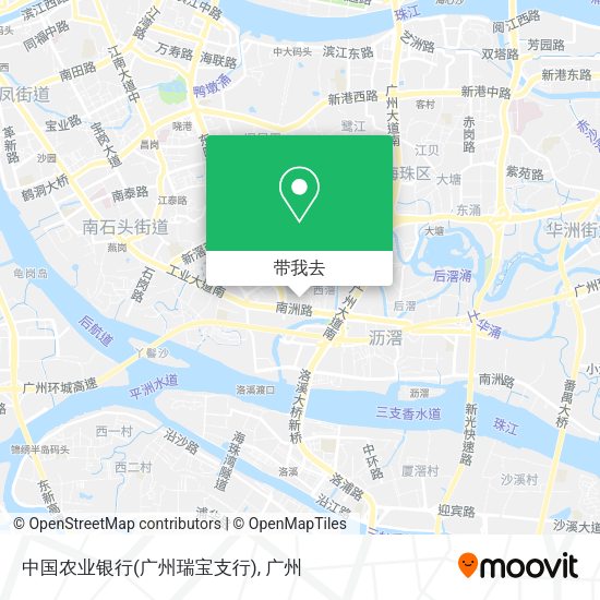 中国农业银行(广州瑞宝支行)地图