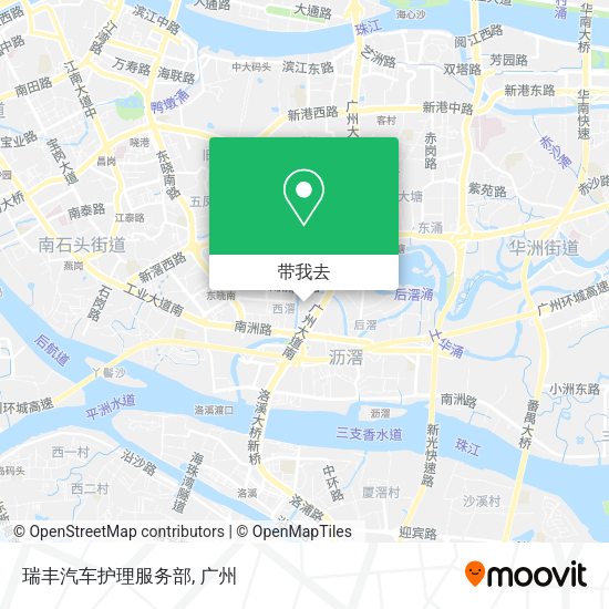 瑞丰汽车护理服务部地图