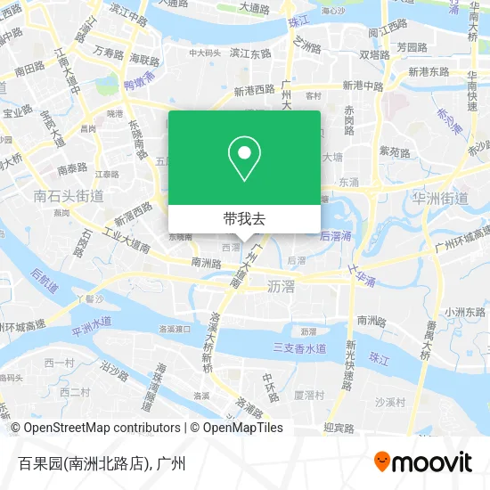 百果园(南洲北路店)地图
