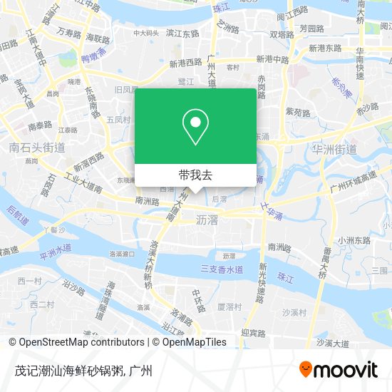 茂记潮汕海鲜砂锅粥地图