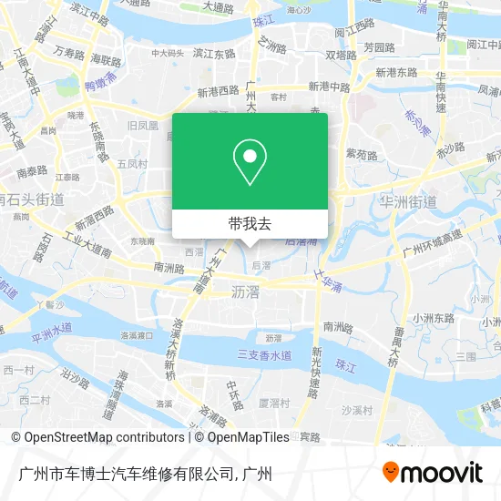 广州市车博士汽车维修有限公司地图