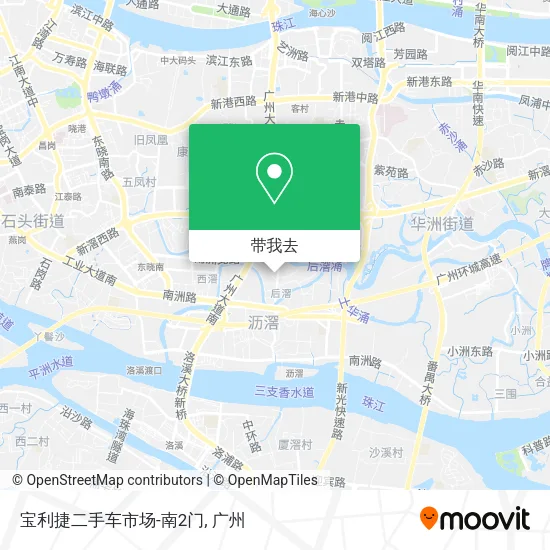 宝利捷二手车市场-南2门地图