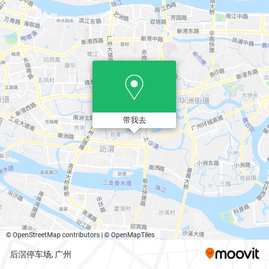 后滘停车场地图