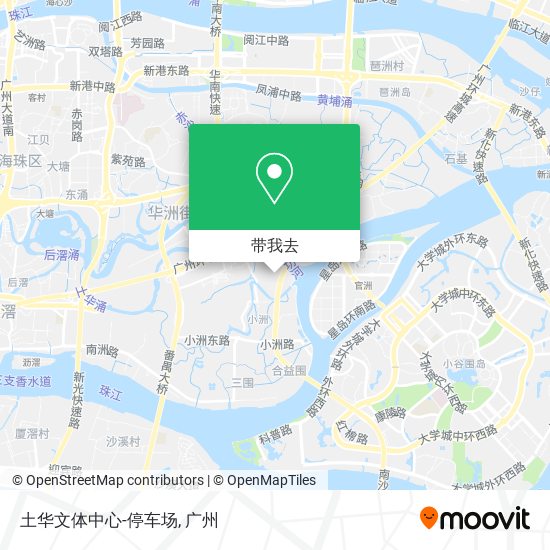 土华文体中心-停车场地图