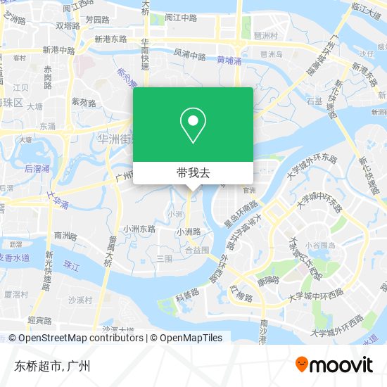 东桥超市地图