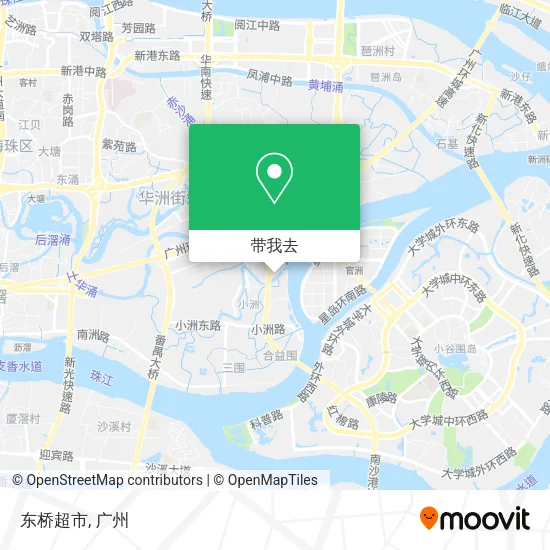 东桥超市地图