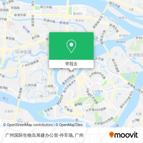 广州国际生物岛筹建办公室-停车场地图