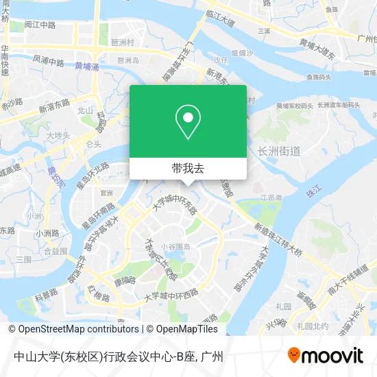 中山大学(东校区)行政会议中心-B座地图