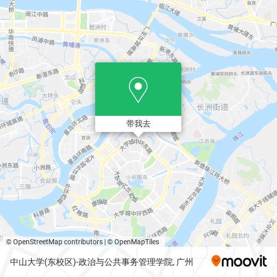 中山大学(东校区)-政治与公共事务管理学院地图