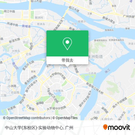 中山大学(东校区)-实验动物中心地图