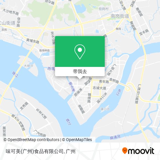 味可美(广州)食品有限公司地图