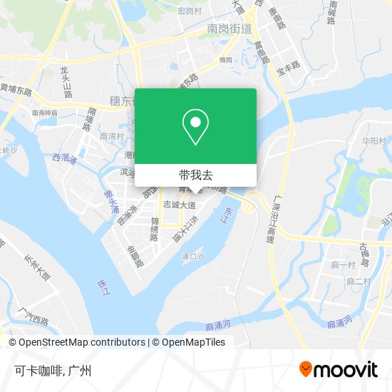 可卡咖啡地图